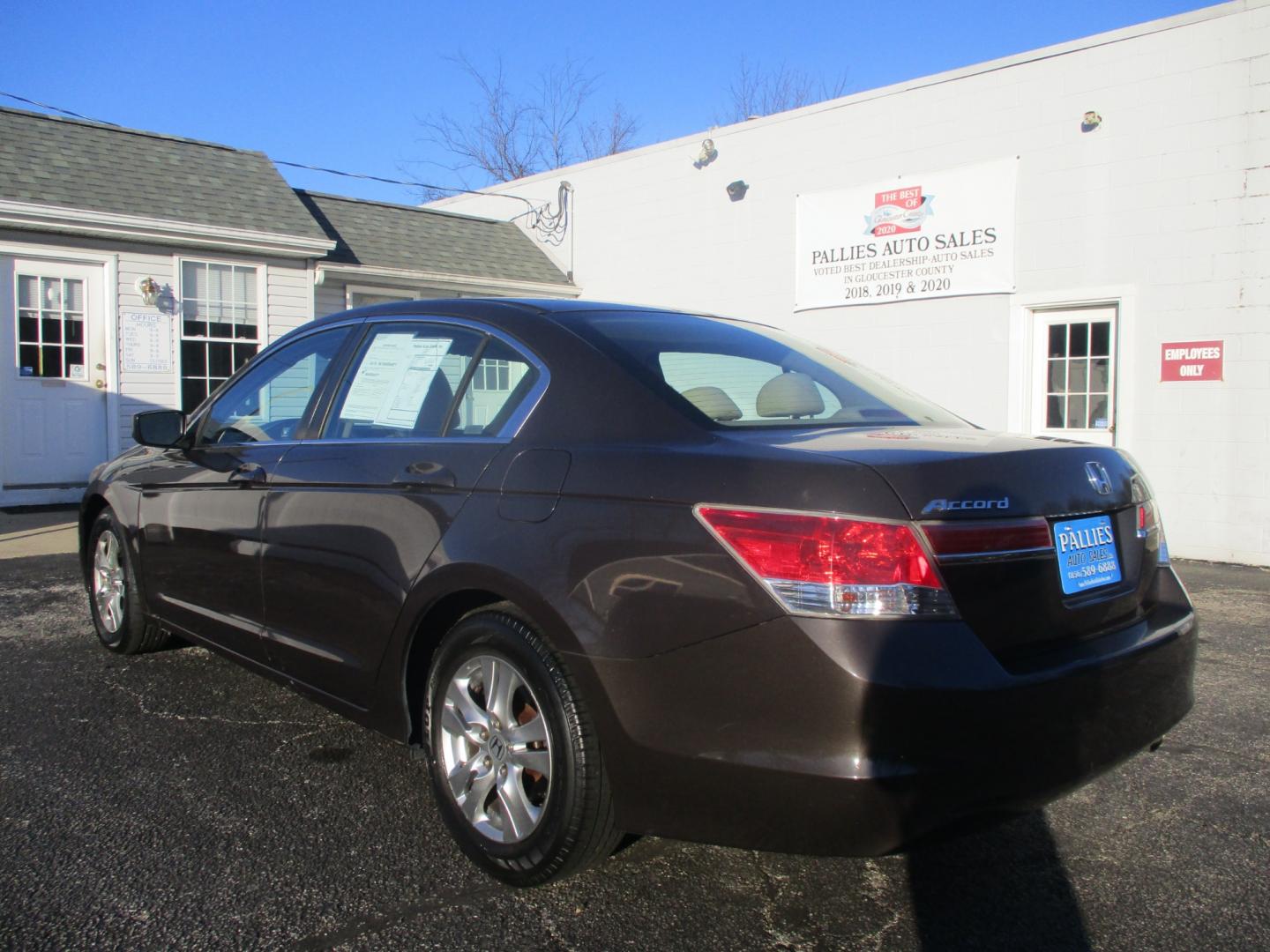 2011 BROWN Honda Accord (1HGCP2F40BA) with an 2.4L L4 DOHC 16V engine, AUTOMATIC transmission, located at 540a Delsea Drive, Sewell, NJ, 08080, (856) 589-6888, 39.752560, -75.111206 - Photo#3